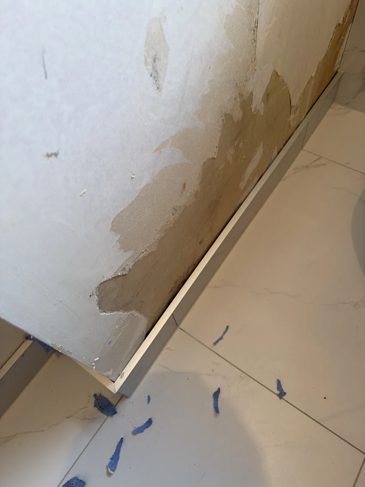 Bathroom Plastering, Gib Stopping and Wallpaper Installation in Cromwell - Before 1: Bathroom Before Gib Stopping Cromwell 1