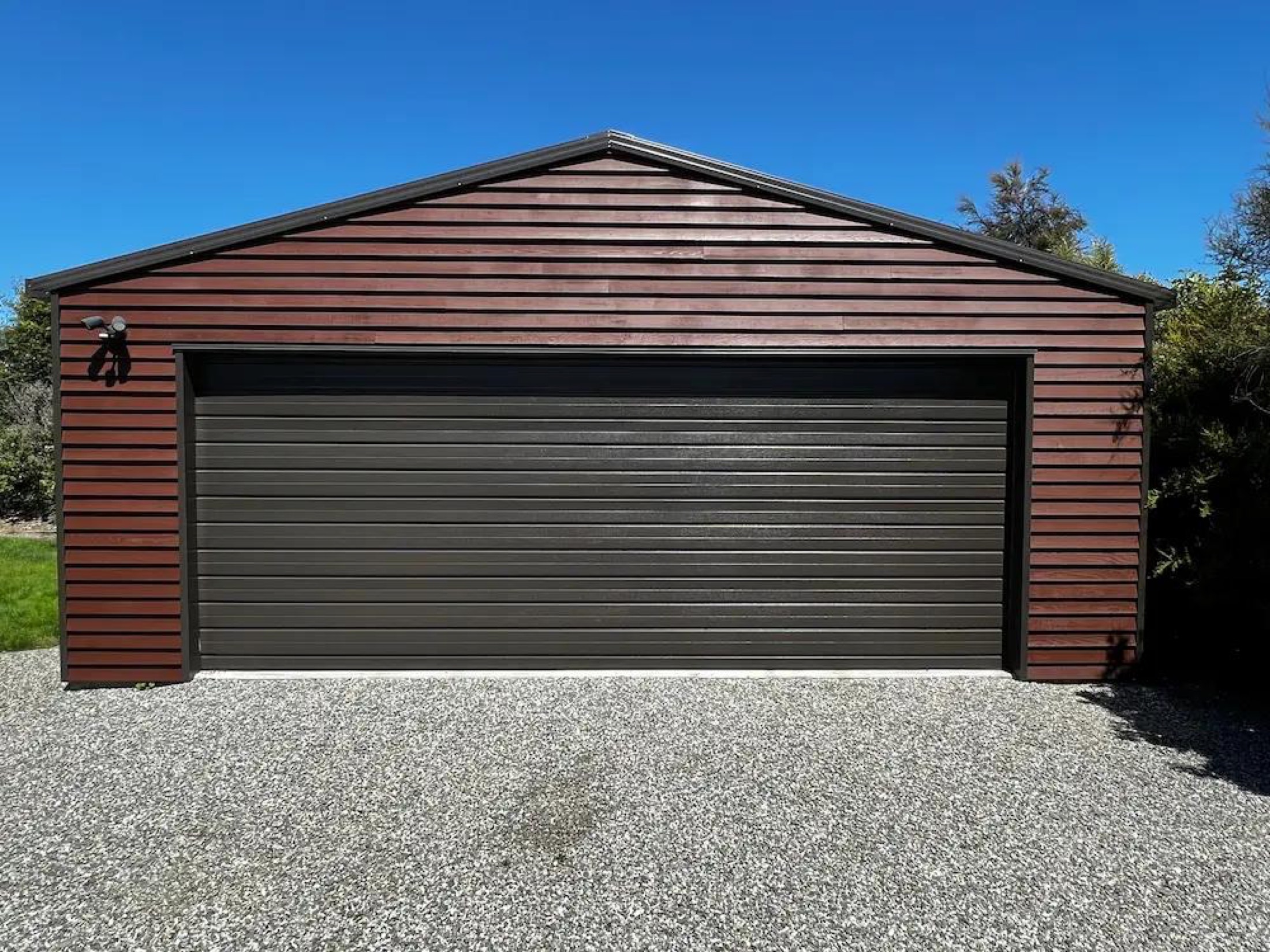 Cedar Refresh in Lake Hawea - After 2: Cedar Garage Restained Lake Hawea