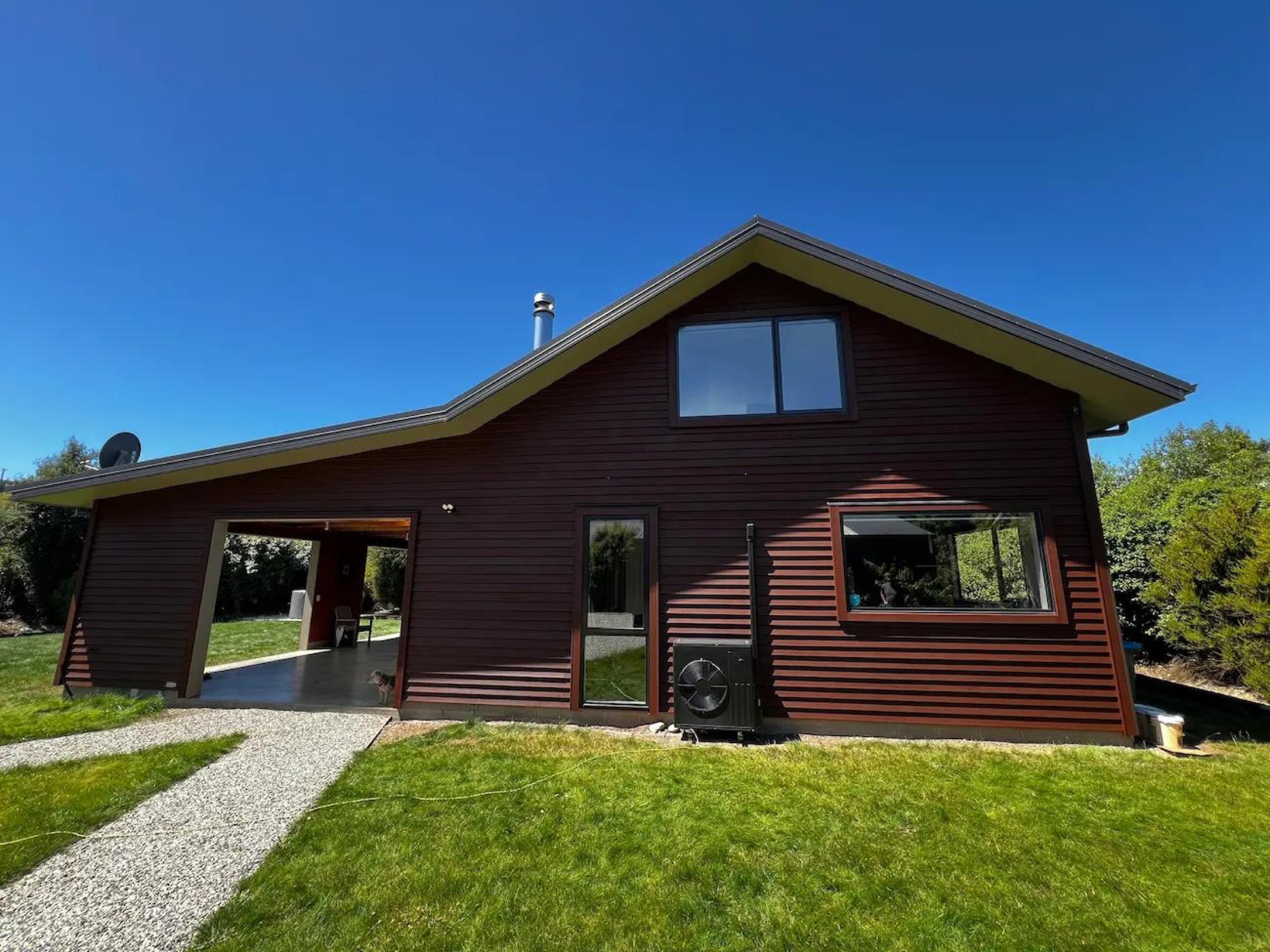 Cedar Refresh in Lake Hawea - After 4: Cedar Refresh Completed Front Elevation Lake Hawea