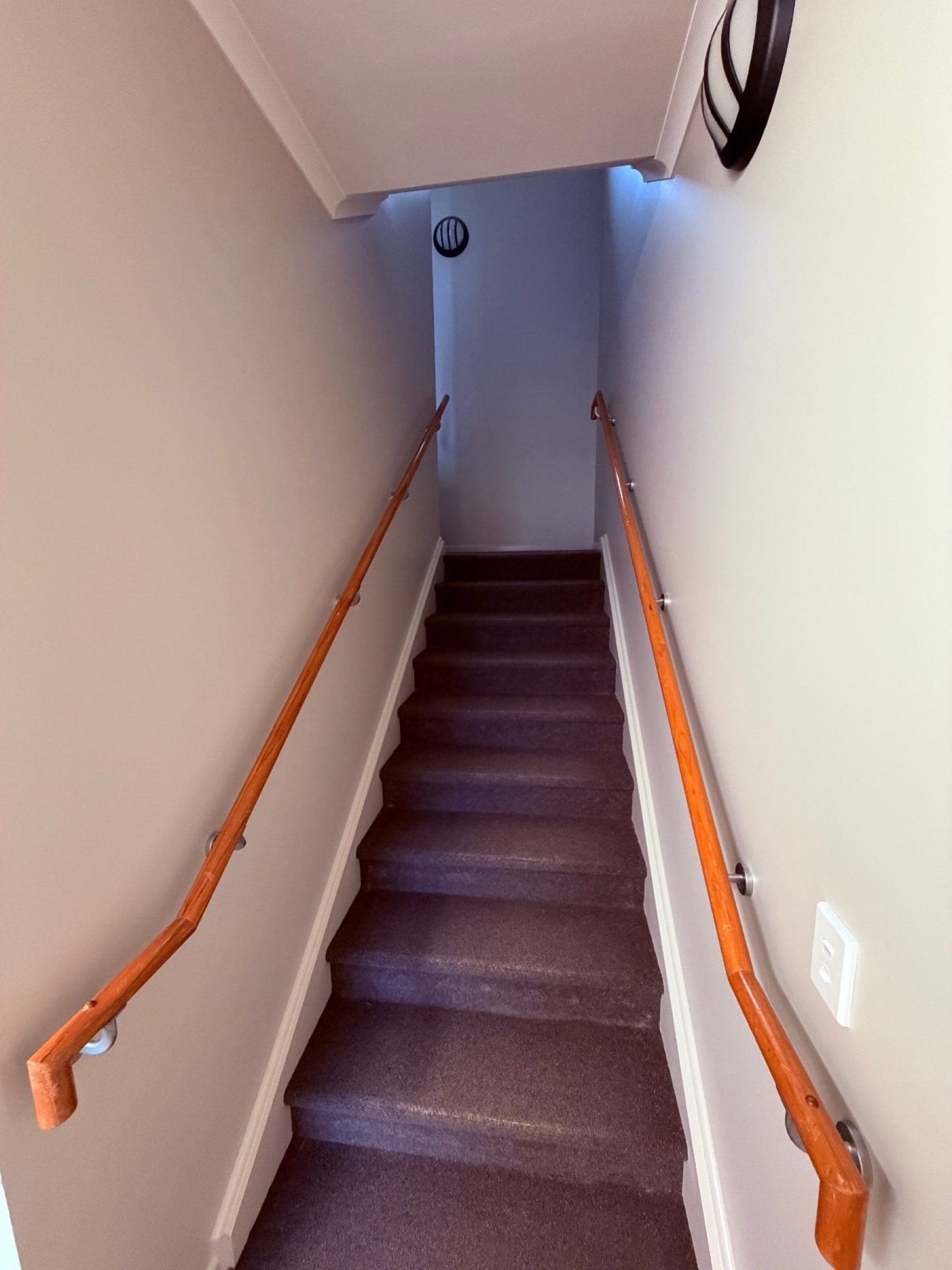 Cromwell Races Admin Building - After 5: Interior Stairwell Walls Fresh Paint After