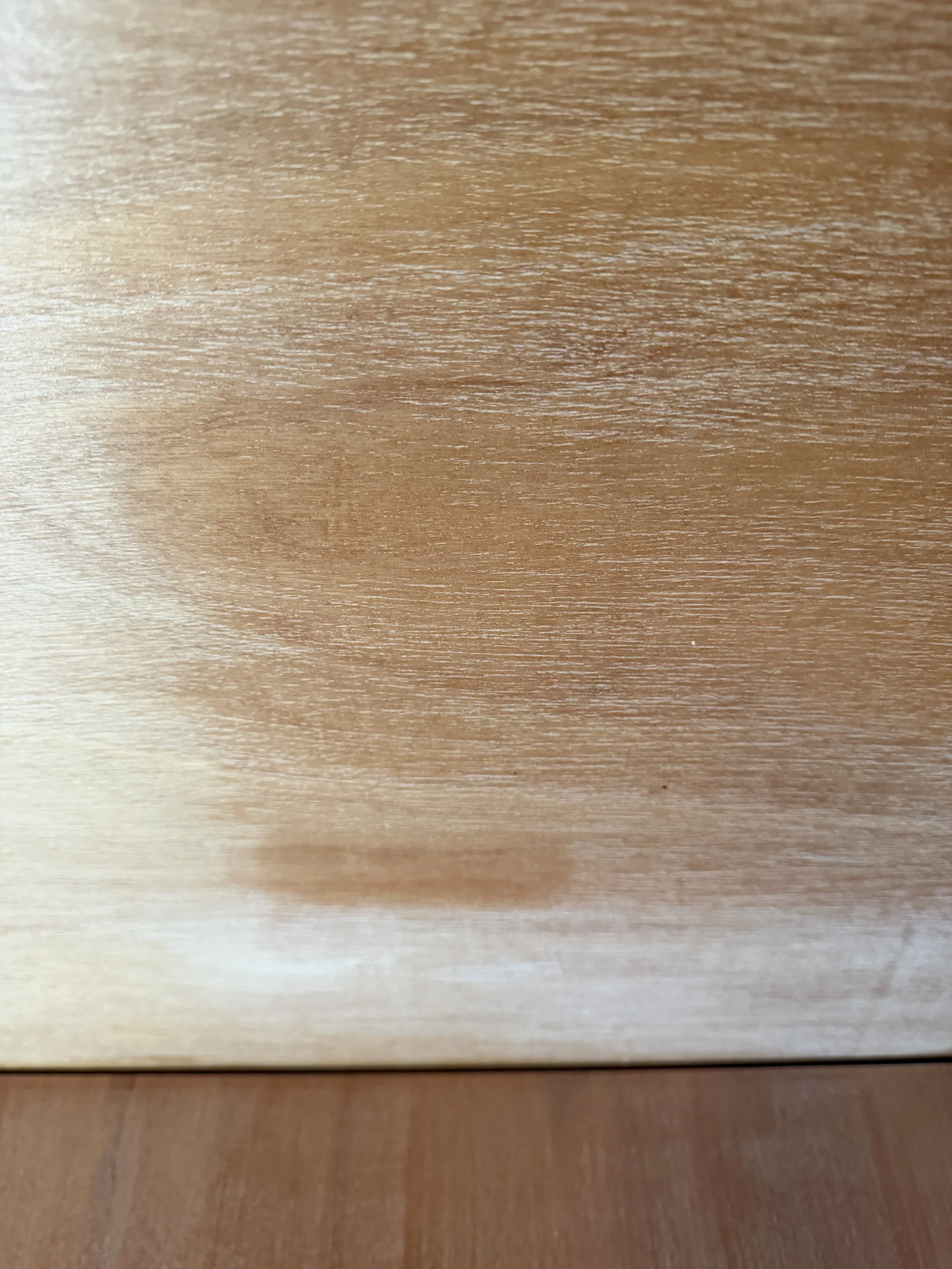 Timber Ceiling Recoat, Wānaka - Before 1: Bathroom Ceiling Worn Clear Coat Before Wanaka